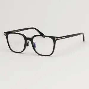 블루라이트차단 안경테 TF5921KB 001 사각 뿔테 아시안핏