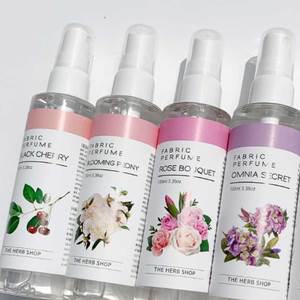 더허브샵 섬유향수 100ml 공기 섬유탈취제 신발냄새 라벤더 다우니코튼 블랙체리 안전한 성분 차량방향제