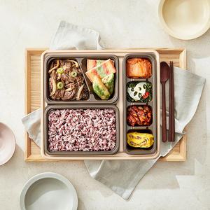 본도시락 [건강반상] 버섯소불고기 반상