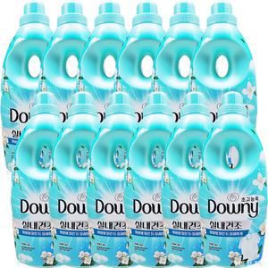 다우니 엑스퍼트 실내건조 섬유유연제 프레시 클린 본품 1L 12개