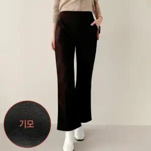 [골덴 기모 부츠컷] 여성 겨울 기모 부츠컷 골지바지 융털 스판팬츠