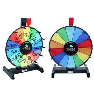 이벤트 룰렛 조립식 12인치 미니 원판 회전판 행사용 이벤트 돌림판 게임
