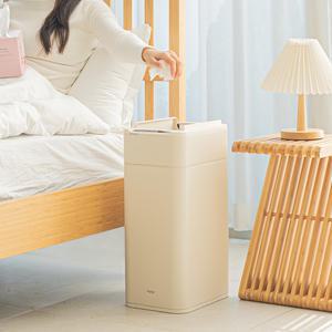 보아르 컴플릿D 20L 자동 쓰레기통 기저귀 스마트 센서 양문형 냄새 차단 종량제 스텐 밀폐 원터치 화장실 주방 미니 가정용 휴지통