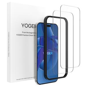 [요거]아이폰 16 프로 맥스 강화유리 풀커버 액정보호필름 2매
