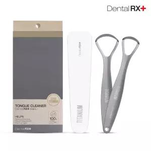 2개세트 덴탈알엑스 반영구 티타늄 혀클리너 백태 설태 제거 입냄새