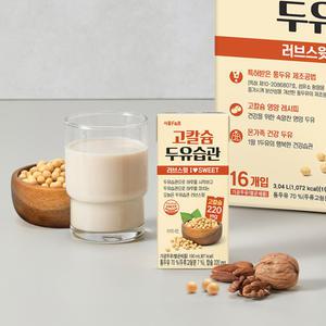 고칼슘 두유습관 러브스윗 48개입 저당두유 호두아몬드두유 온가족 저칼로리 건강두유
