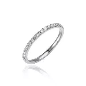 [엘벨라]14K 랩다이아몬드  하프 이터너티 반지(R1007)
