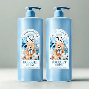 부케가르니 대용량 촉촉한 바디워시 베이비파우더향 1,500ml 2개