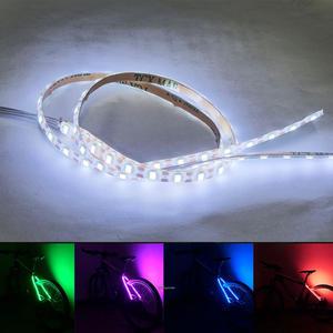 자전거 프레임 LED바 라이트 안전등 줄조명 야간라이딩 램프 전동 킥보드 튜닝