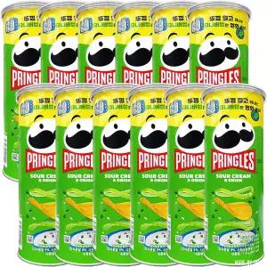 프링글스 사워크림 앤 어니언 110g 12개