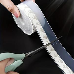 투명 실리콘 문풍지 바람막이 외풍차단 테이프 25mm 5M