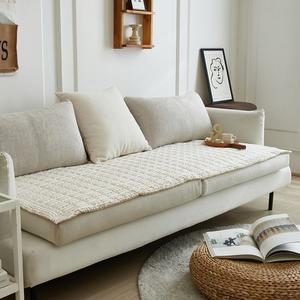 [르헤브] 캔디스트라이프 소프트마이크로 쇼파패드 3인용