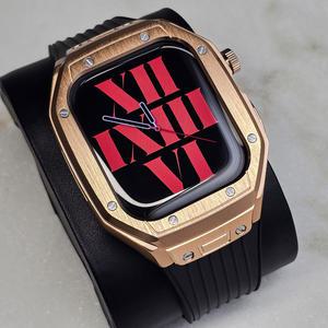 애플워치 스트랩 메탈 케이스 일체형 애차드밀 리차드밀 44MM 45MM 9 8 7 6 5 4 호환