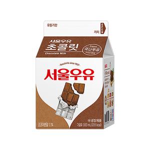 서울우유 초코우유 팩음료 300ml x 8개
