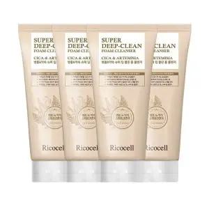 [NS홈쇼핑][2+2 총4개] 리코셀 병풀+약쑥 슈퍼 딥 클린 폼 클렌저 120ml 저자극 촉촉 약알칼..[34709422]