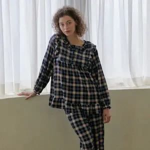 댑 더 라이브러리 밍크스판 잠옷세트 여성용_DPJ17337