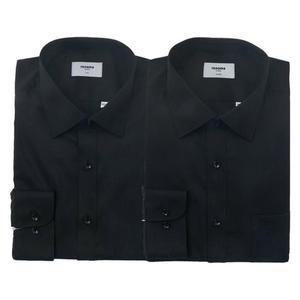 [갤러리아] 레노마셔츠(긴소매  일반핏,슬림핏) 착용감 편한 스판블랙셔츠2종택1RZRSG8-005-B