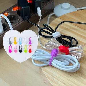 [JHQR4PT0_4B]Jpar 자석 실리콘 케이블타이 케이블타이