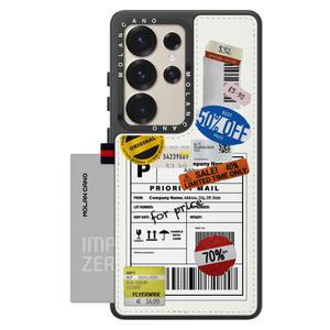 모란카노 갤럭시 S25 울트라 시크릿 포켓 가죽 카드 수납 디자인 레이어드 플러스 케이스