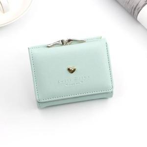 여성용 카드 동전 수납 파스텔톤 반지갑/지폐/지갑/어린이/중학생/손지갑/여성/미니/여자/반/초등학생/여행