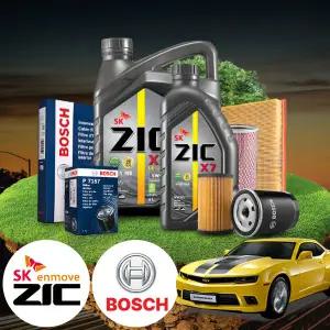 카마로ss 6.2 가솔린 엔진오일세트 지크 X7 5W30