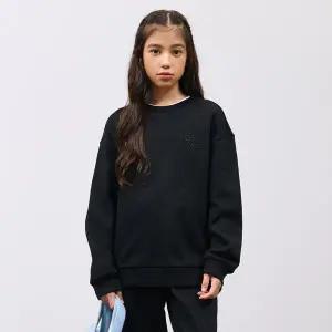 [오션스카이] [2color]공용 자수 포인트 기모 맨투맨 티셔츠