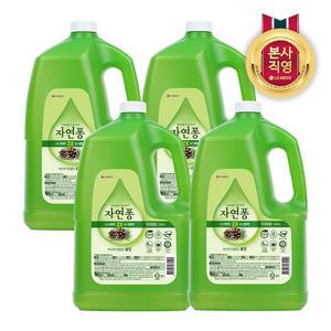 자연퐁 주방세제 솔잎 리필 3.04L 4개