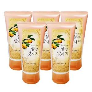 드봉 살구씨 듬뿍 살구맛사지 스크럽 클렌징폼 120g x5개