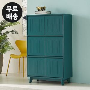 [벤티스가구]르몬 양문 3단 수납장 높은 인테리어 가구 높은 거실 주방 안방 예쁜 모던(800)