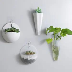 벽걸이 화병 행잉 벽화병 벽걸이 꽃병 액자 부착식 벽꽃병 인테리어 VASE 오브제 꽂이