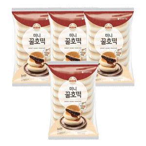 롯데베이커리 기린 미니 꿀호떡 16개입 400g 4봉