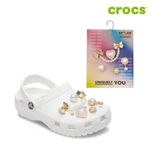 [크록스 정품] 골드 진주 지비츠 5개 세트 10014831