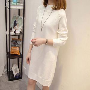 [블루마켓]여성 니트원피스 봄가을겨울 데일리원피스 긴팔원피스 미디원피스 롱원피스 반팔원피스 프릴원피