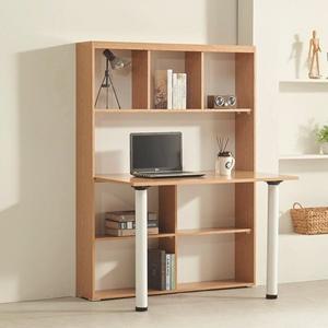 [인터데코]집중력UP 전면책장형 책상 120cm P0000OVL