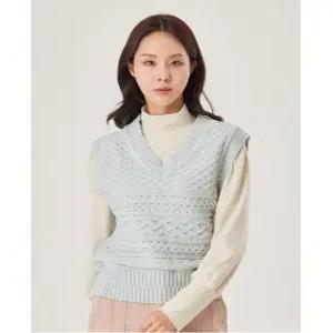 [조이너스]브이넥꽈배기펀칭베스트_JCCS0-WSV010