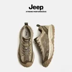 JEEP 2025 남성 캐주얼 아웃도어 하이킹 미끄럼방지 스포츠화