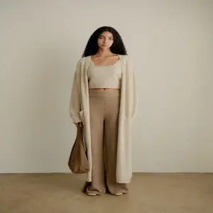 [런칭가 299000원] 누캐시미어 폭스 울 롱 니트코트