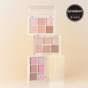 [지베르니] 소프트 아이 팔레트 5g 3 COLORS (LAZY BUNNY)