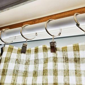 [JHQS9HV4_52AP]집게형 커튼링 10P세트 고리 집게 부자재