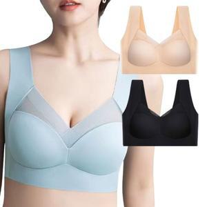 (4장세트) 노와이어 탄력 심리스브라 편한 속옷 3색상