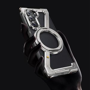 [유니커블]갤럭시z폴드 6 5 지폴드 제트폴드 폴더 Z형 테두리 범퍼 맥세이프 호환 링 스탠드 백커버 케이스