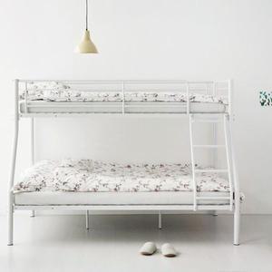 [알티피아]철제 침대프레임 이층침대 안전가드 기숙사 침대