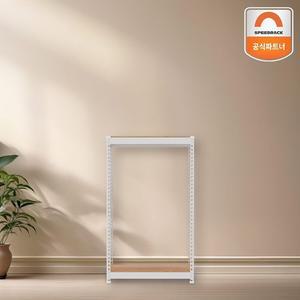 스피드랙 다용도 수납선반 500x400x600 2단 무볼트 철제앵글선반