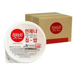 CJ 햇반 백미 210g 12개 24개 36개  택1