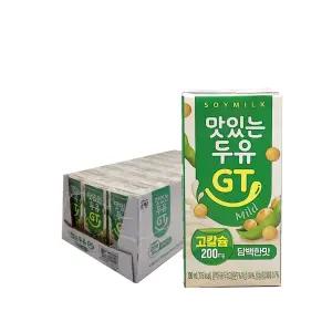 남양유업 맛있는두유 GT 고칼슘 담백한맛 190ml, 24개(케이스포함)