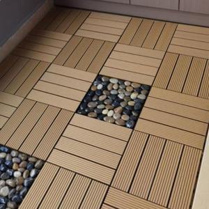 홈가드닝 우심플드프레임 바닥타일 브라운