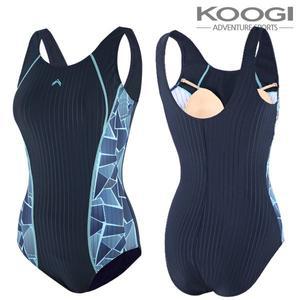 [쿠기(KOOGI)]쿠기 여성 U자형 실내수영복 KS-K167