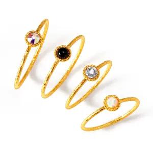 골드팡 24k 순금 열송이해바라기 반지