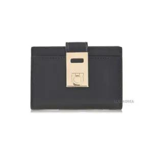 [라벨루쏘] [페라가모] SS25 여성 허그 카드지갑 22 0552 NERO 0770880