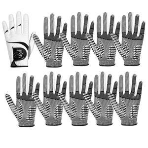 [지맥스](거미줄그립) 10장 지맥스 스파이더 실리콘 코팅 연습용 남성 여성 왼손 골프장갑